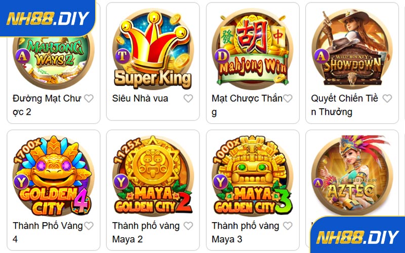 Khám phá kho game nổ hũ online hấp dẫn nhất NH88